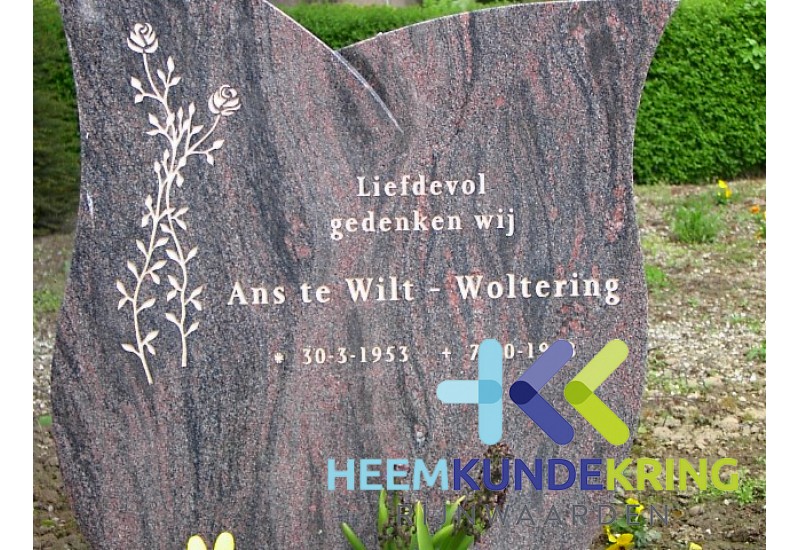 Grafstenen kerkhof Herwen Coll. HKR (317) A.te Wilt-Woltering